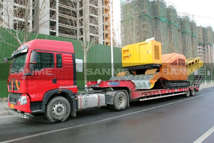 顛覆傳統裝車方式，山美履帶式取料機助您實現降本增效、節能減排！
